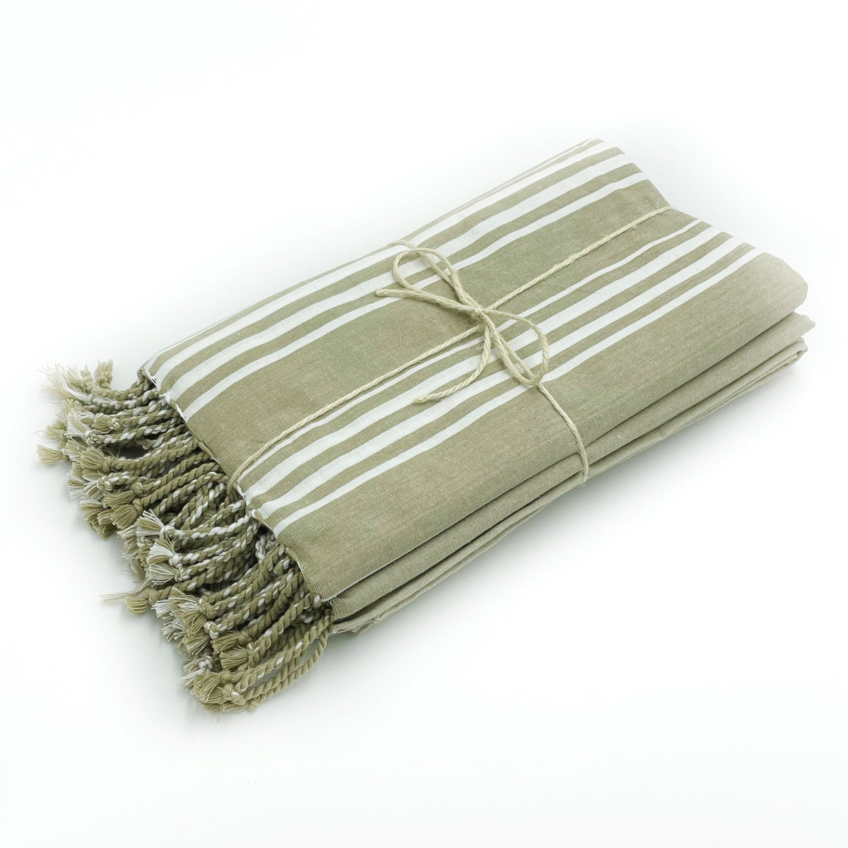 Greta Natural Stripe Tablecloth – MARCH