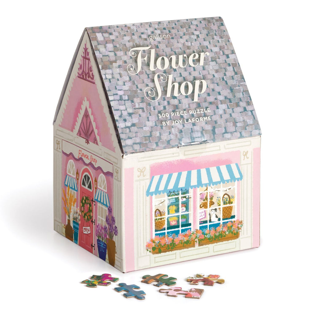 Twig and Feather Flower Shop jigsaw puzzle 500 piece