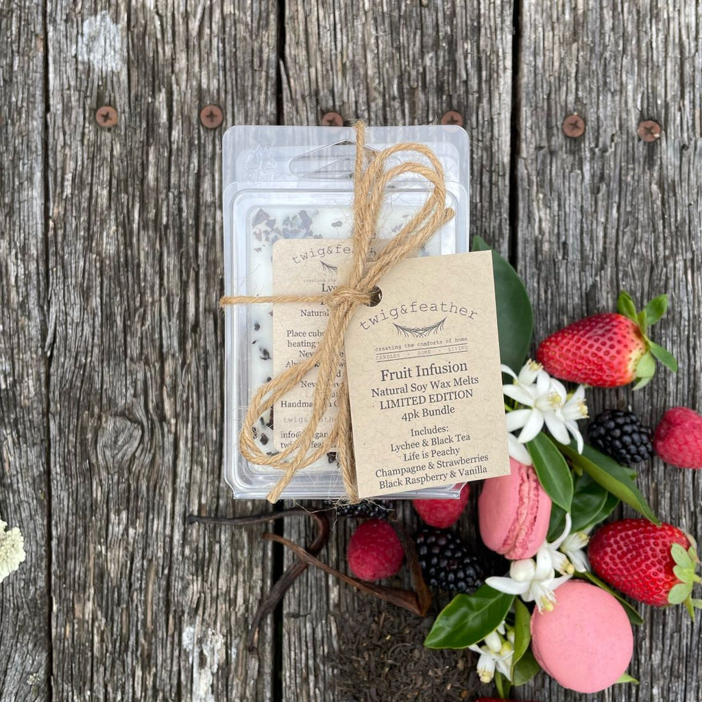 Twig and Feather Fruit Infusion Soy Wax melt gift pack