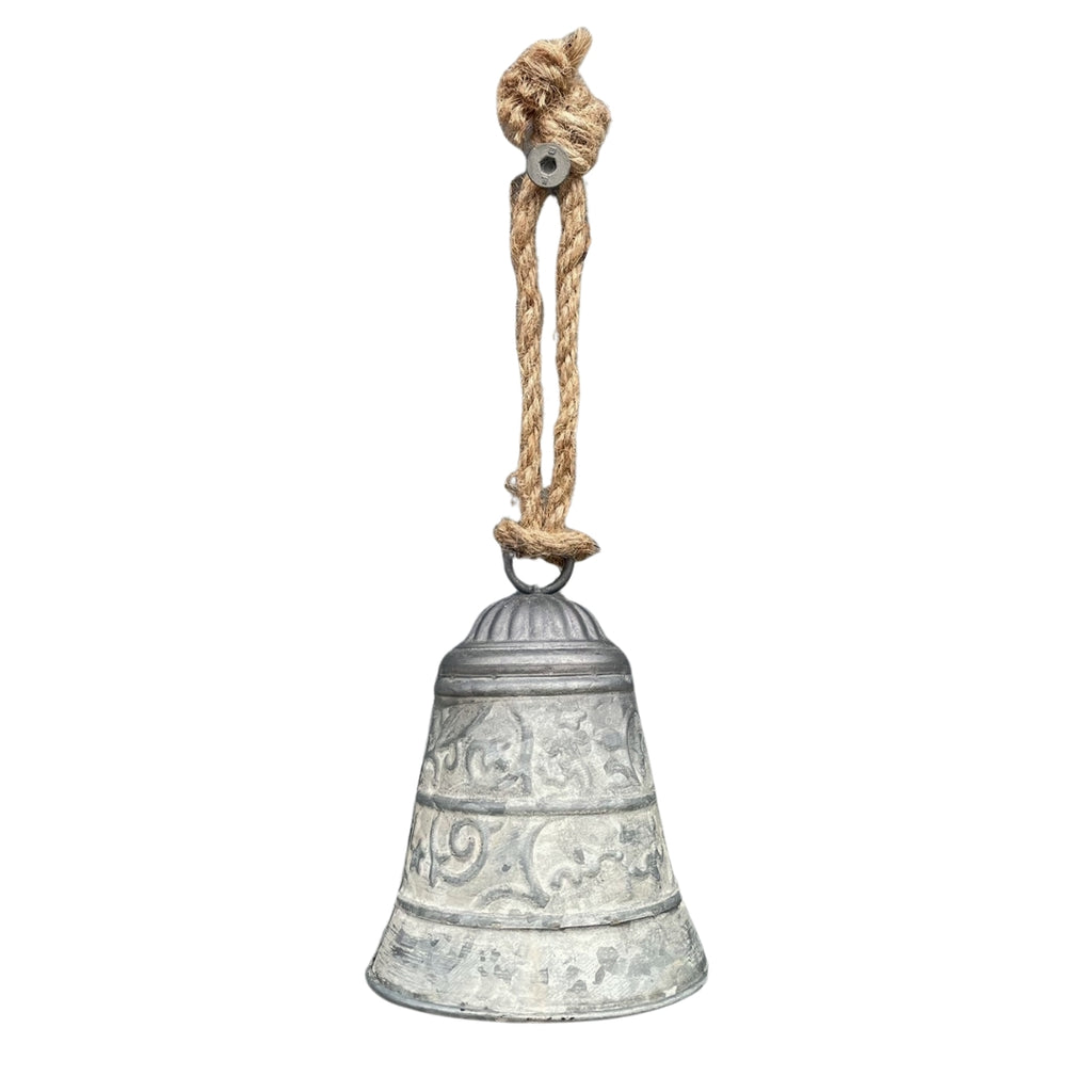 Twig and Feather hanging metal bell nordic