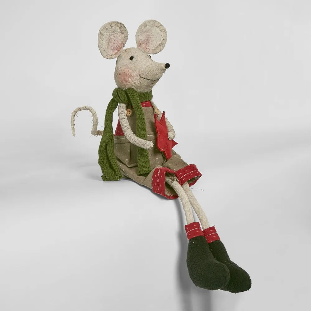 Louie the Mouse - Sitting Decoration