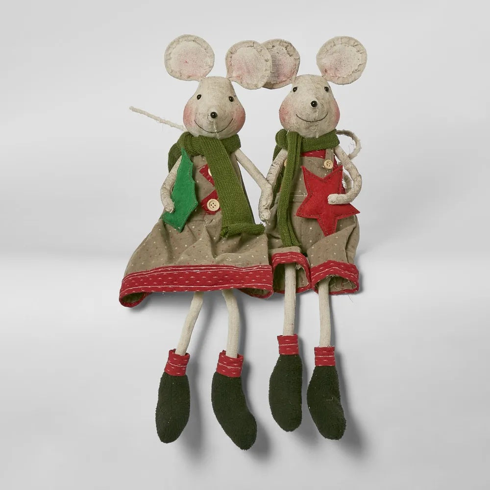 Louie the Mouse - Sitting Decoration