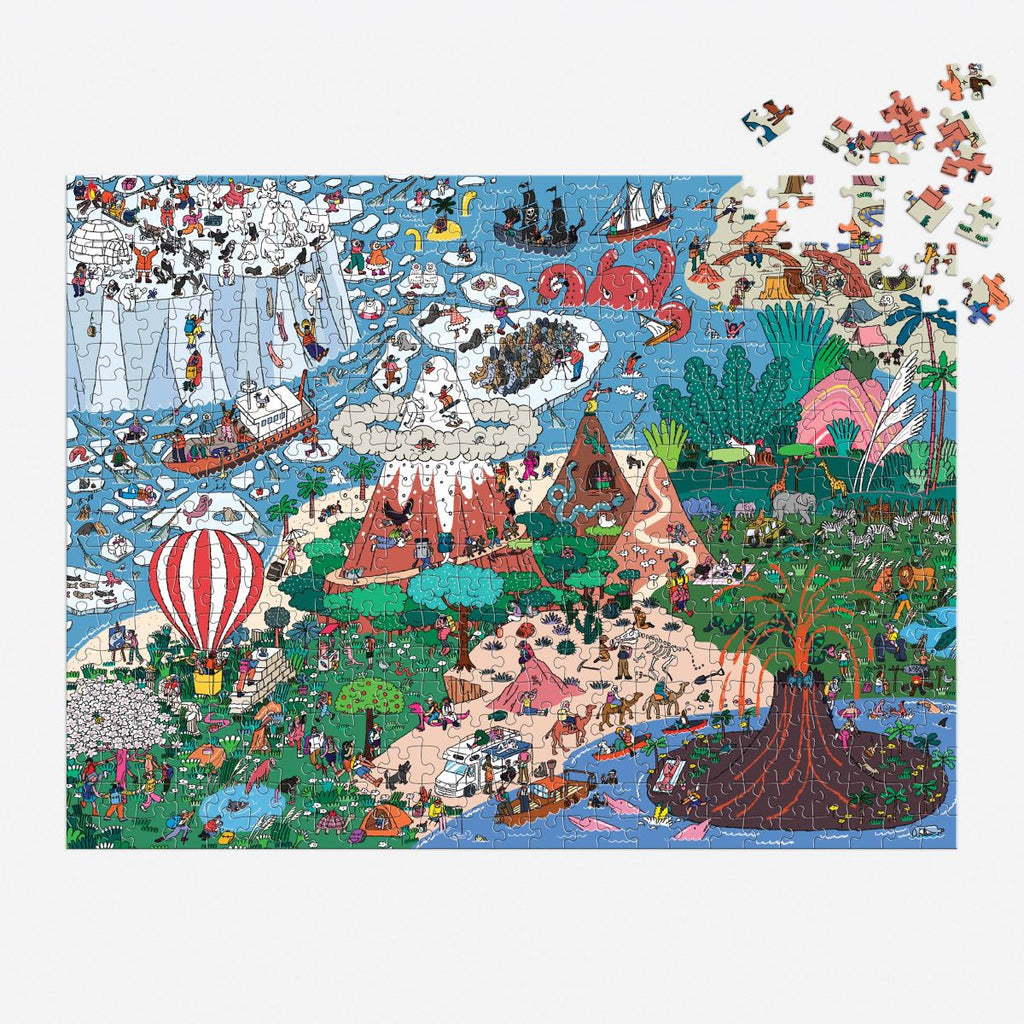 Jigsaw Puzzle – Where’s__? Curious & Far-Out Places – 500 Piece