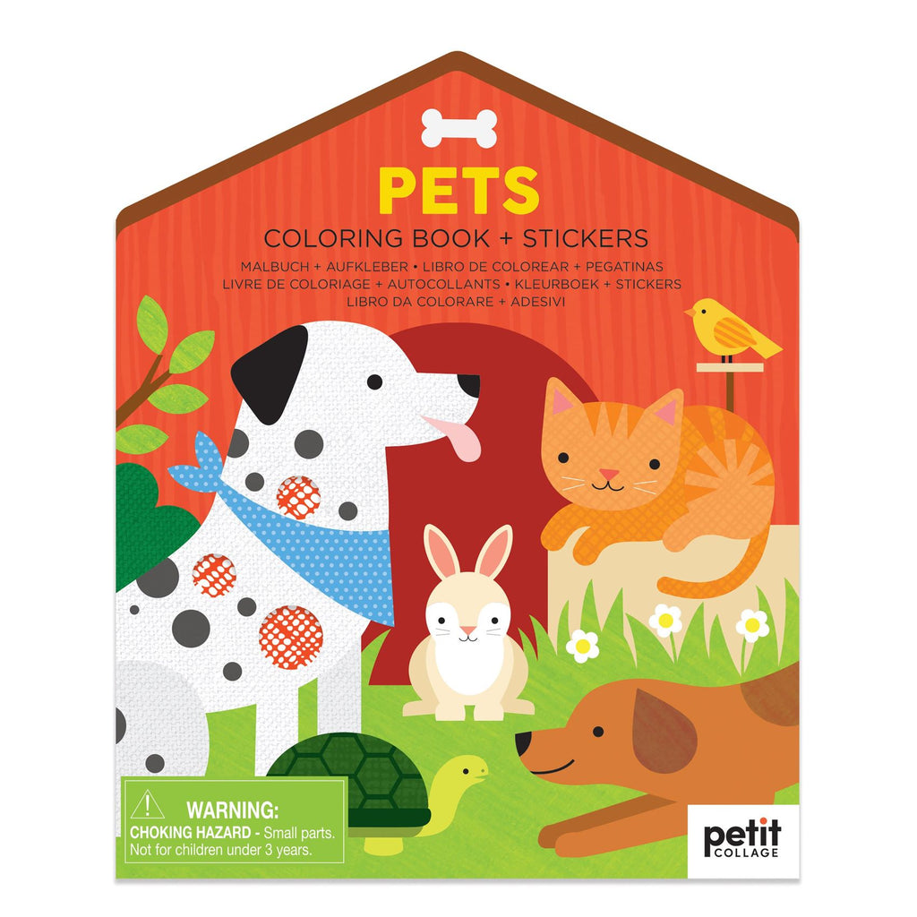 Twig and Feather colouring in and sticker book pets theme