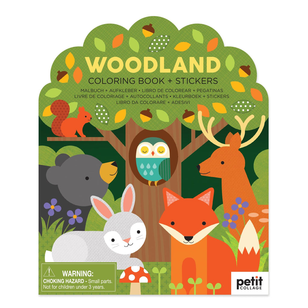 Twig and Feather wooland colouring in  and sticker book ages 4+