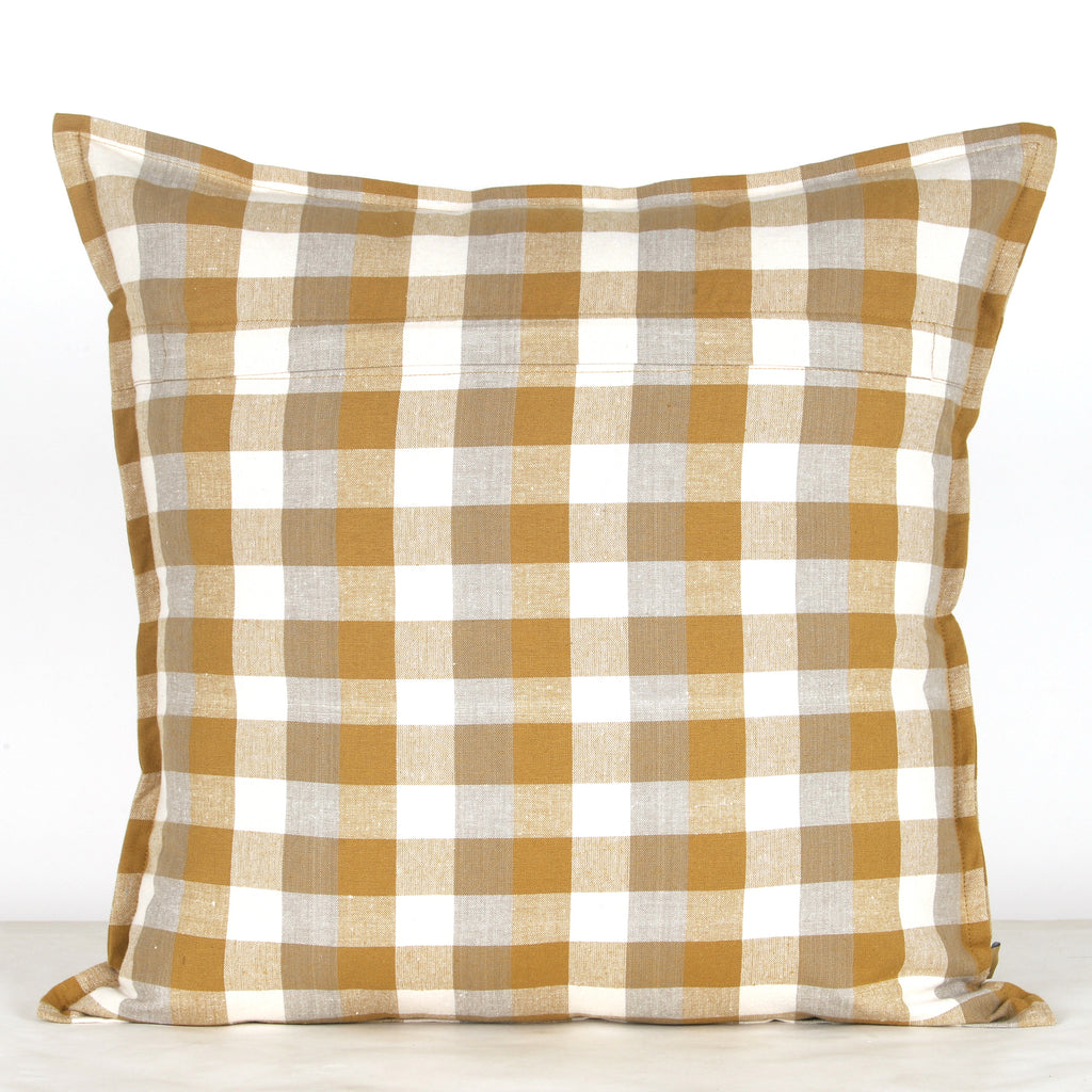 Double Check – Cushion – Yellow Sunset – 50cm x 50cm