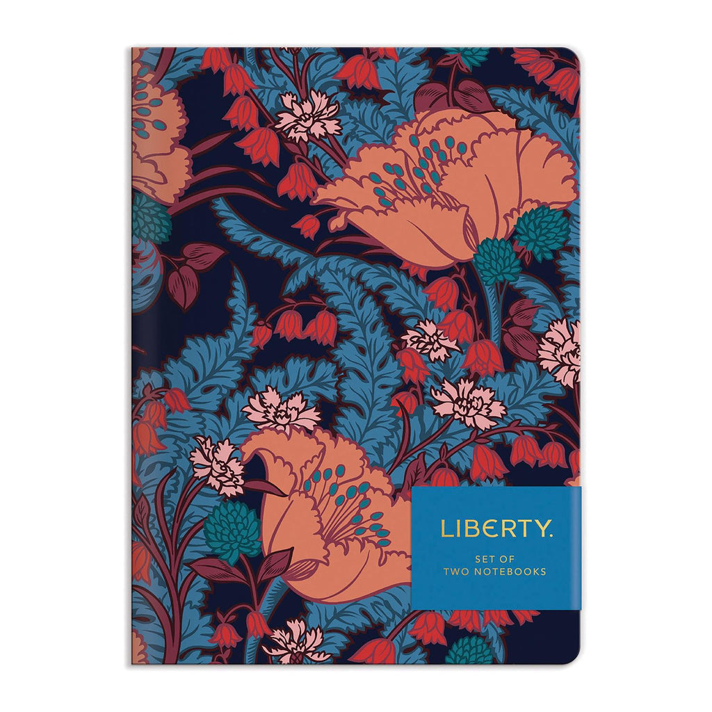 Twig and Feather Liberty London floral notebook set of 2