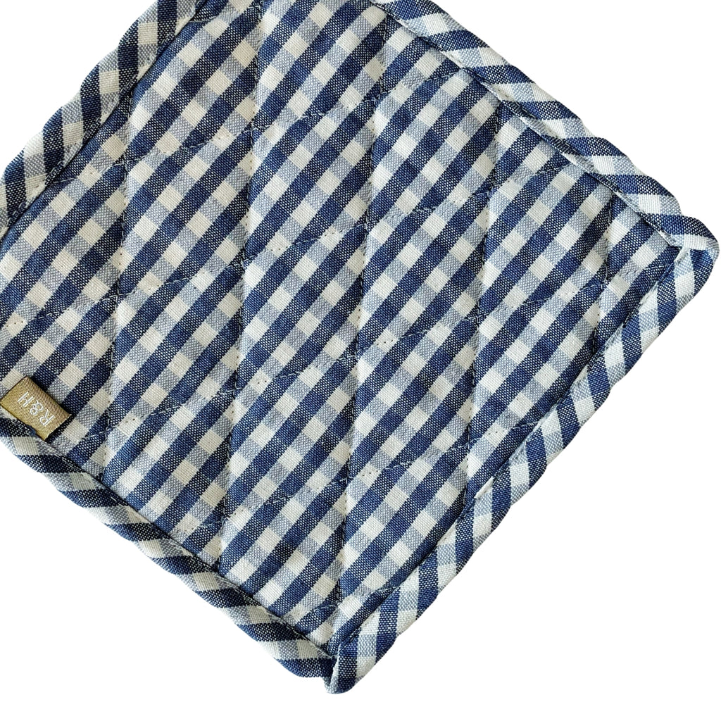 Gingham - Pot Holder – Blue