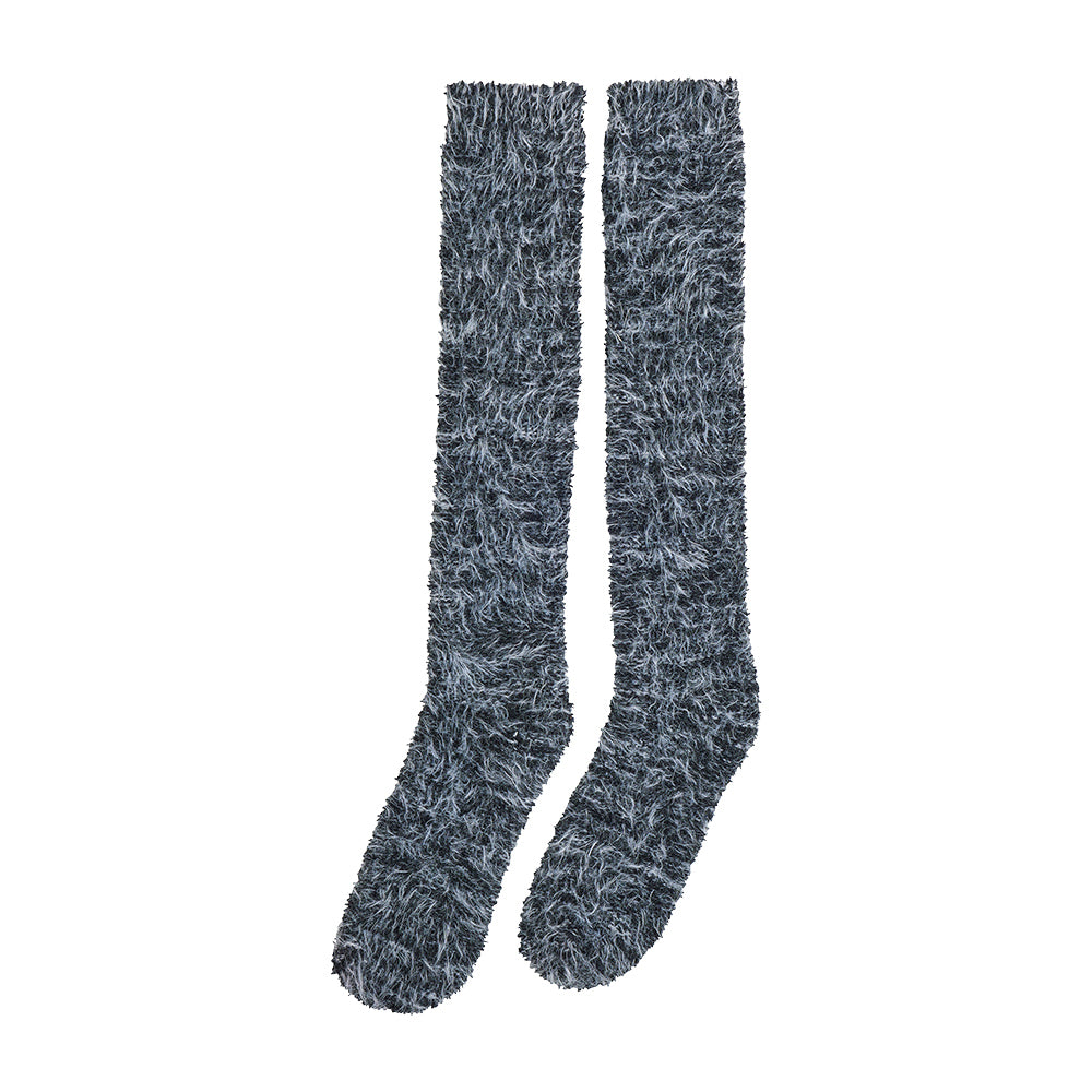 Bed Socks – Fuzzy  – Black & White