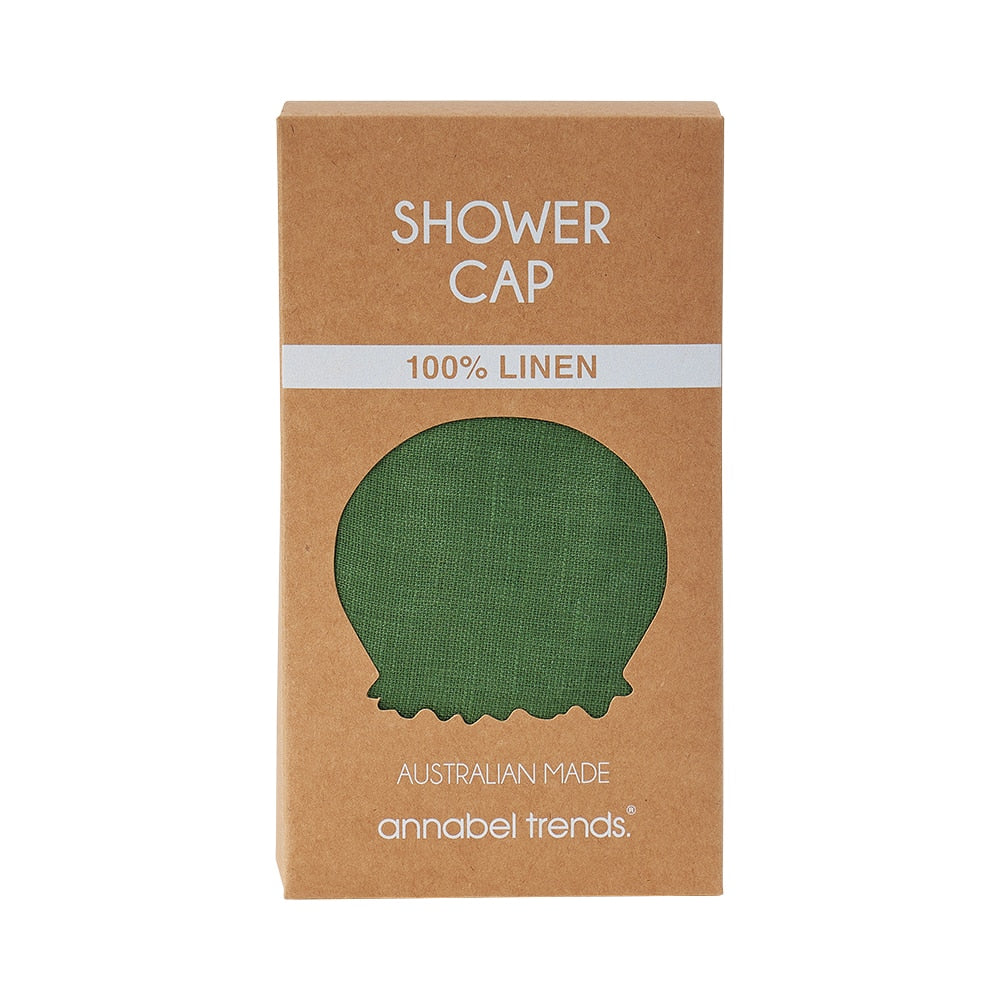 Bush Green – Shower Cap - Linen