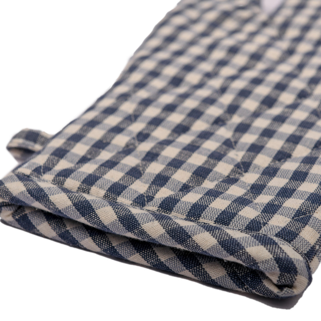 Gingham - Single Oven Glove – Blue