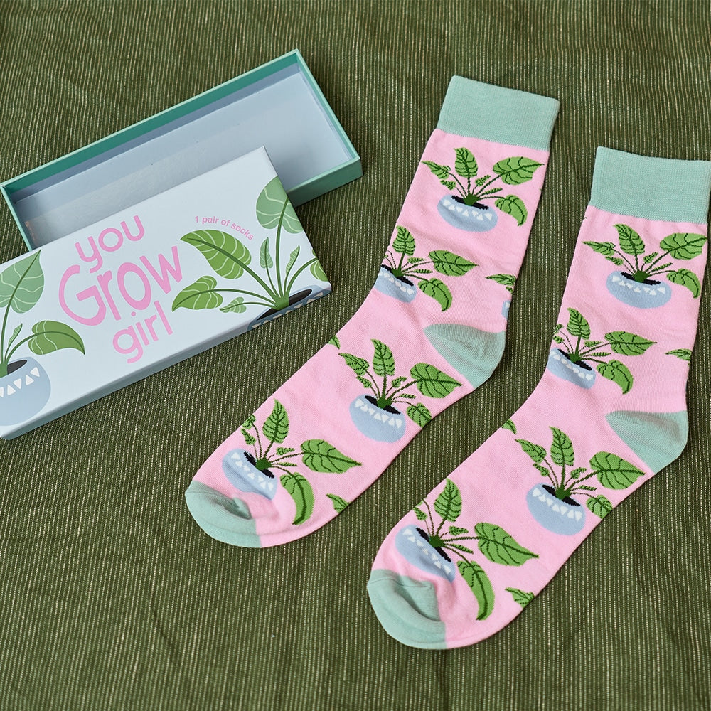 Boxed Socks – You Grow Girl – 1 Pair