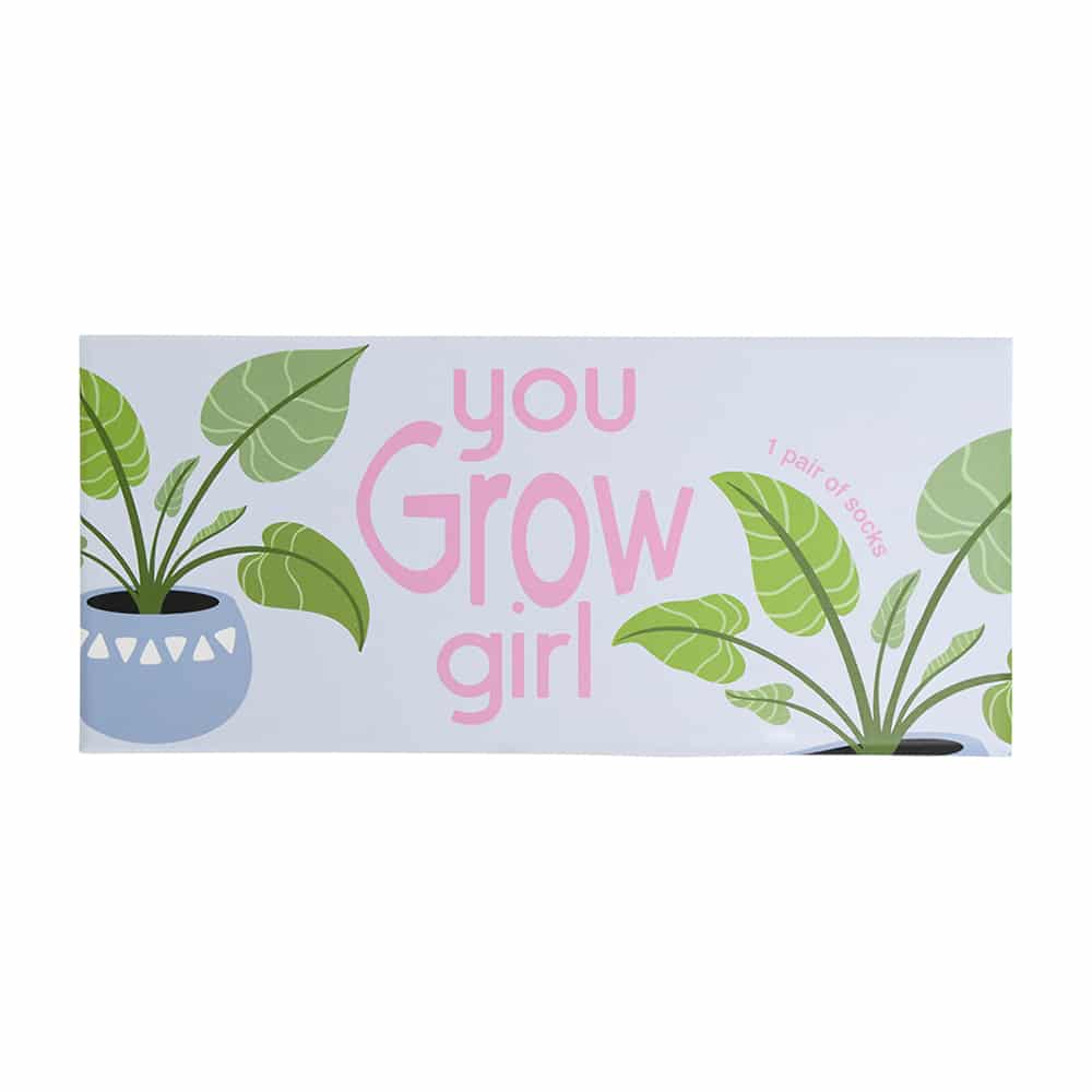 Boxed Socks – You Grow Girl – 1 Pair